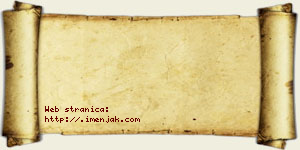 Jasmina Bakrač vizit kartica